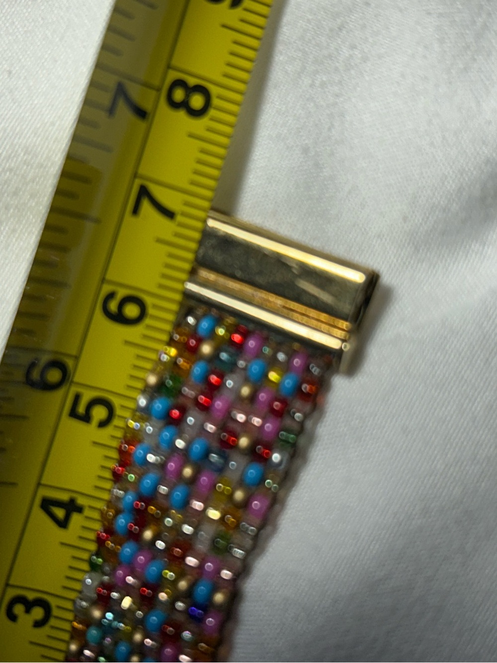 Multicolored seed bracelet - Picture 5 of 5